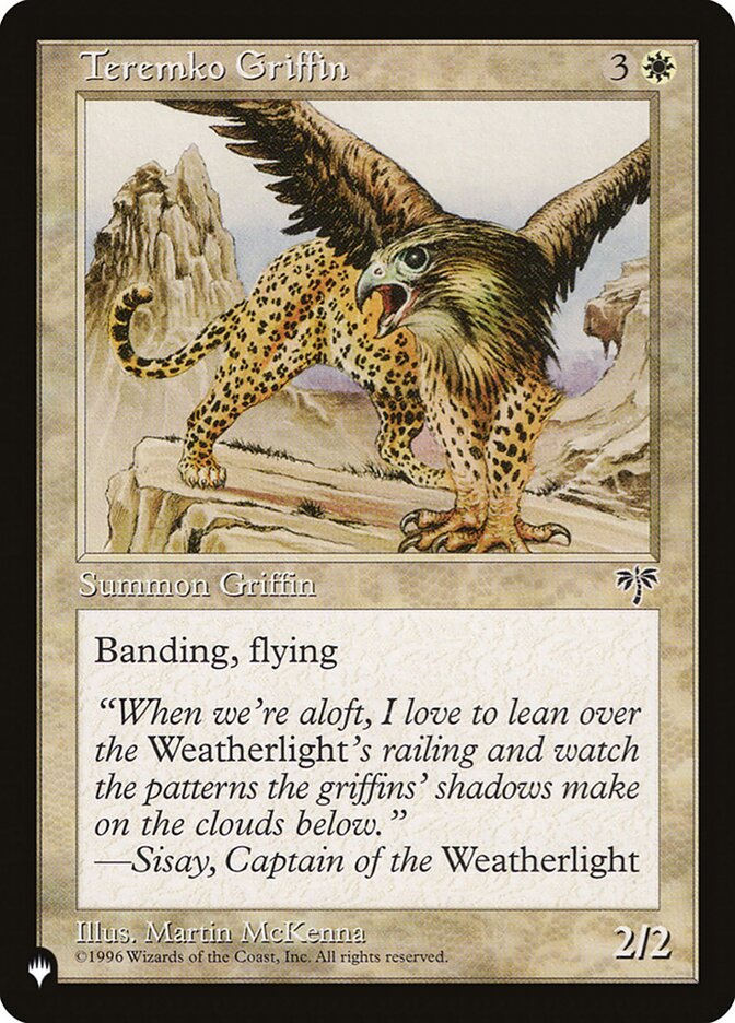 Teremko Griffin [The List] Magic: The Gathering