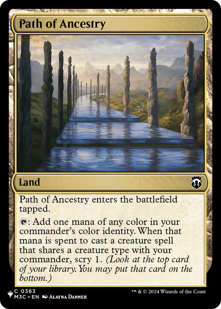 Path of Ancestry (M3C) [The List] Magic: The Gathering