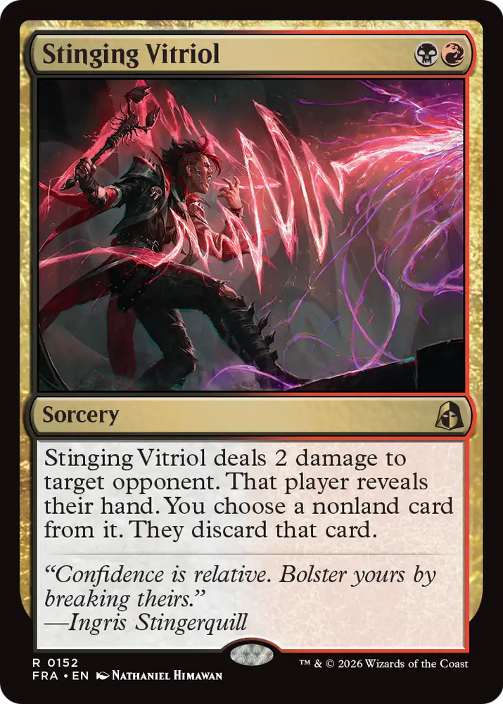 Stinging Vitriol [Reality Fracture] Magic: The Gathering
