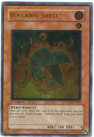Volcanic Shell [FOTB-EN009] Ultimate Rare Yu-Gi-Oh!