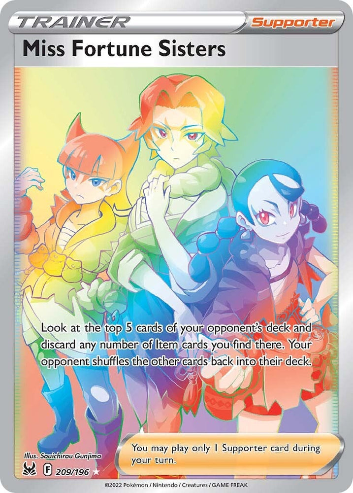 Miss Fortune Sisters (209/196) [Sword & Shield: Lost Origin] Pokémon