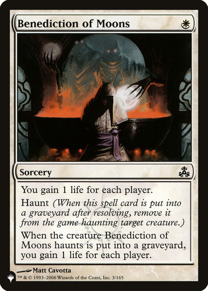 Benediction of Moons [The List] Magic: The Gathering