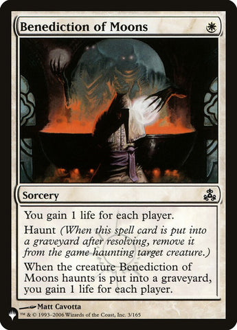 Benediction of Moons [The List] Magic: The Gathering