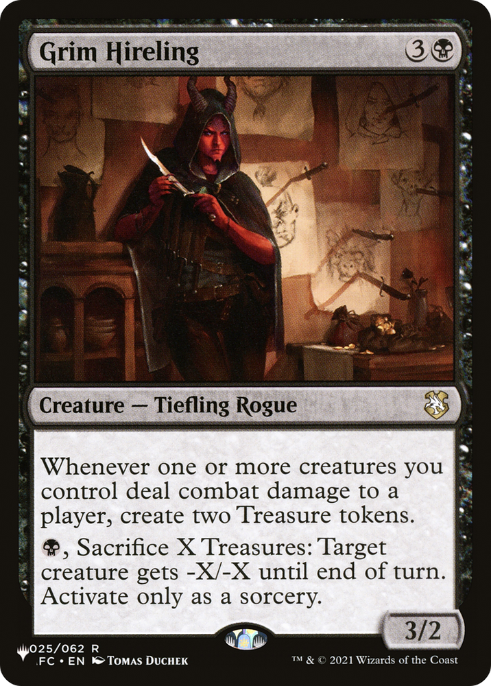Grim Hireling [The List] Magic: The Gathering