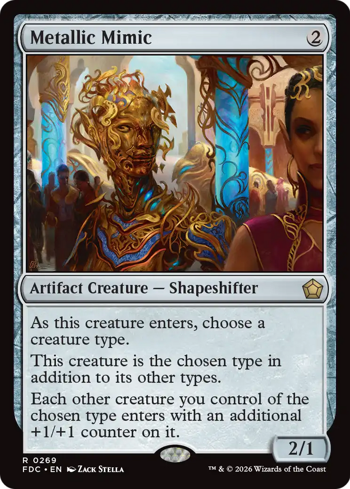 Metallic Mimic [Foundations Commander] Magic: The Gathering