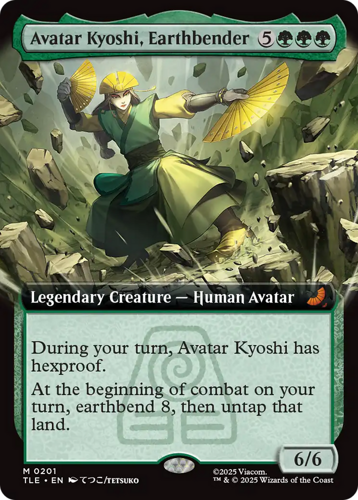 Avatar Kyoshi, Earthbender (Extended Art) [Avatar: The Last Airbender: Eternal-Legal] Magic: The Gathering