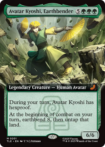 Avatar Kyoshi, Earthbender (Extended Art) [Avatar: The Last Airbender: Eternal-Legal] Magic: The Gathering