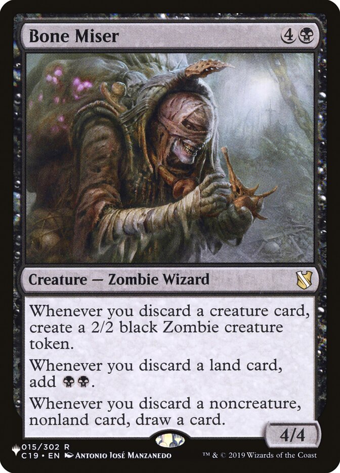 Bone Miser [The List] Magic: The Gathering