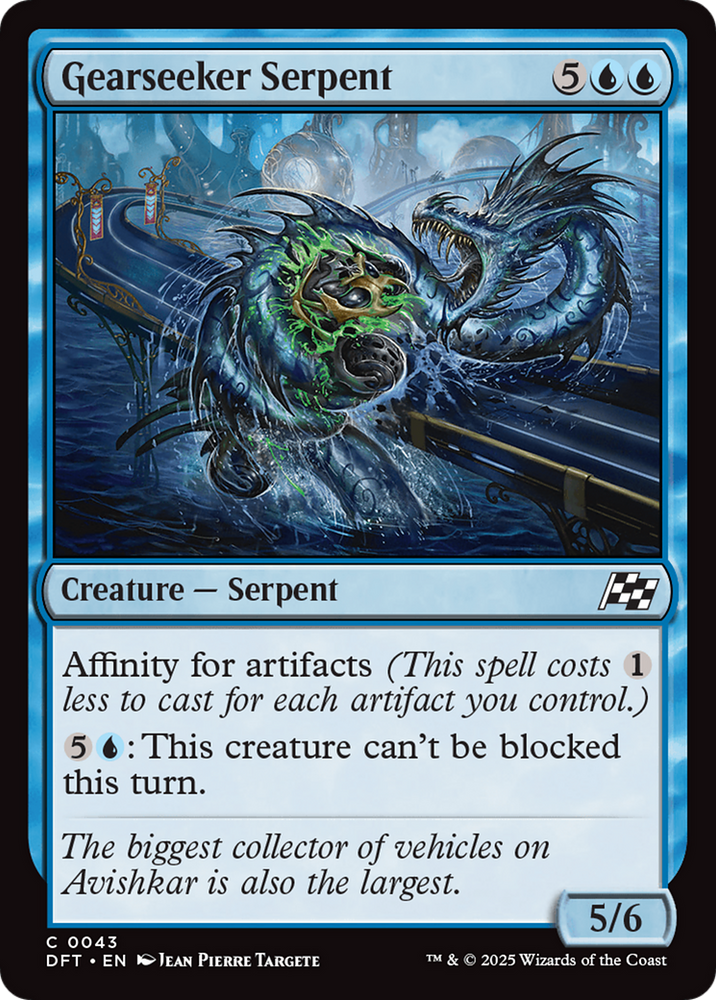 Gearseeker Serpent [Aetherdrift] Magic: The Gathering