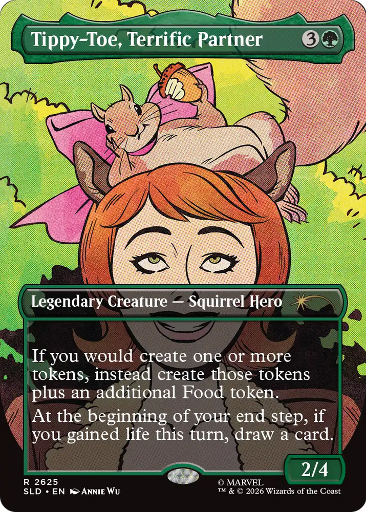 Tippy-Toe, Terrific Partner [Secret Lair Drop Series] Magic: The Gathering