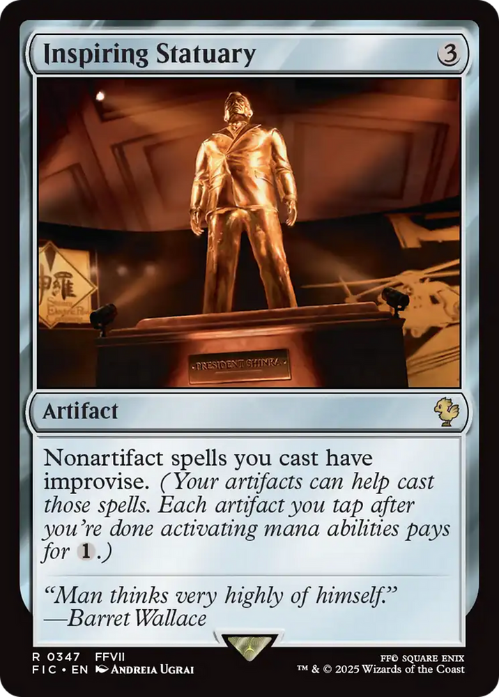 Inspiring Statuary [FINAL FANTASY Commander] Magic: The Gathering