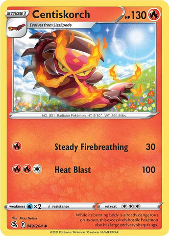 Centiskorch (049/264) [Sword & Shield: Fusion Strike] Pokémon
