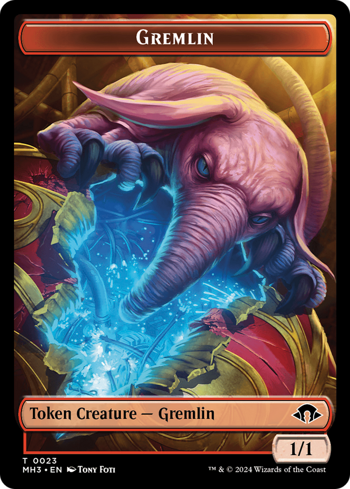 Servo // Gremlin Double-Sided Token [Modern Horizons 3 Tokens] Magic: The Gathering