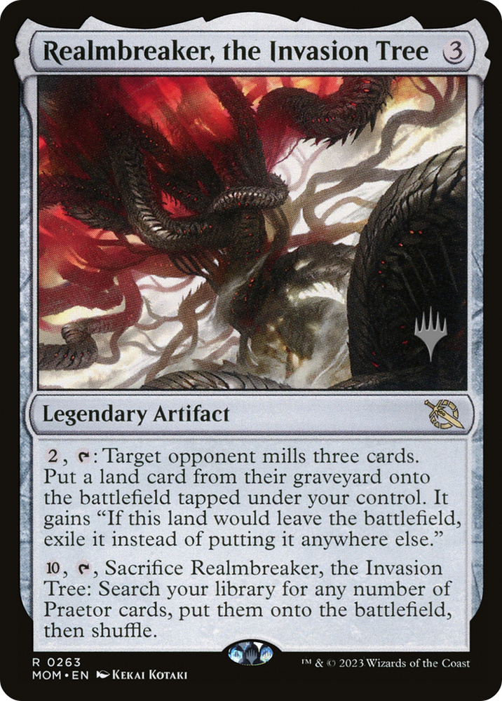 Realmbreaker, the Invasion Tree (Promo Pack) [March of the Machine Promos] Magic: The Gathering