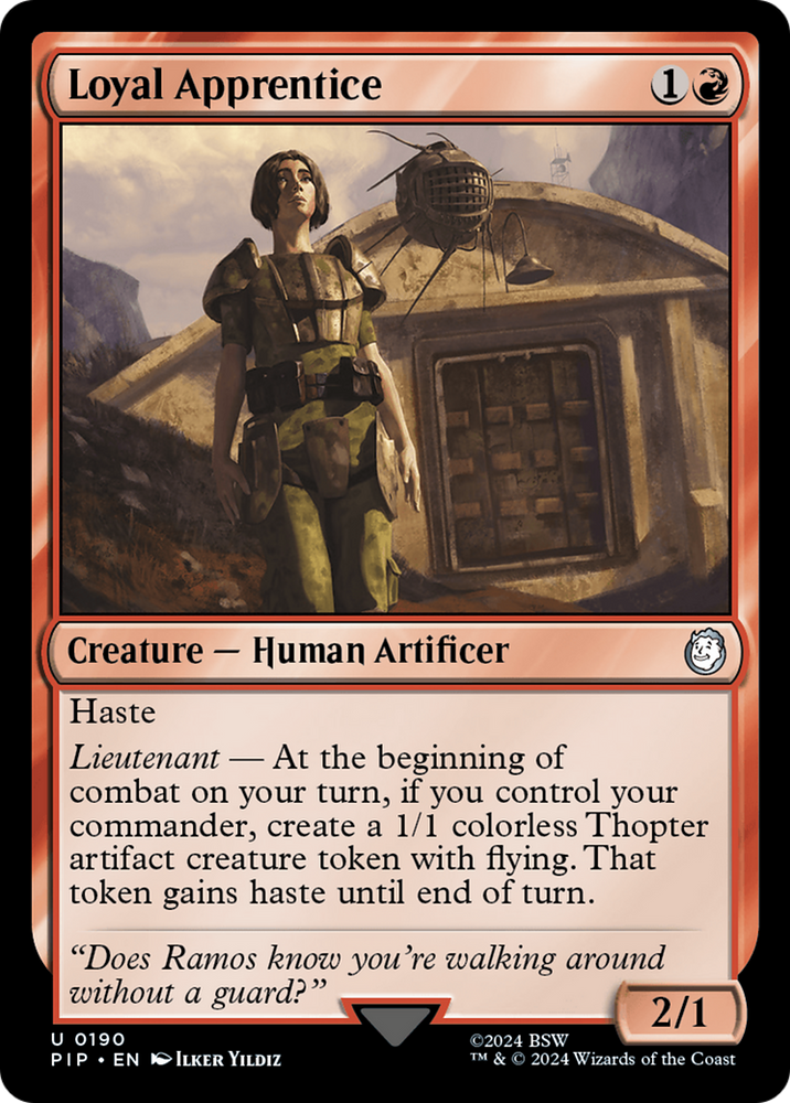 Loyal Apprentice [Fallout] Magic: The Gathering