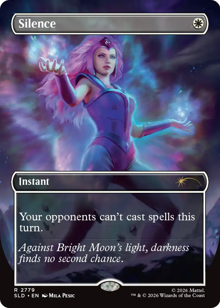 Silence (2779) [Secret Lair Drop Series] Magic: The Gathering