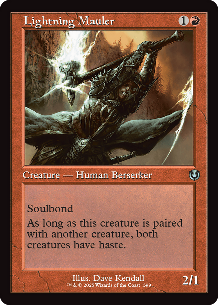 Lightning Mauler (Retro Frame) [Innistrad Remastered] Magic: The Gathering