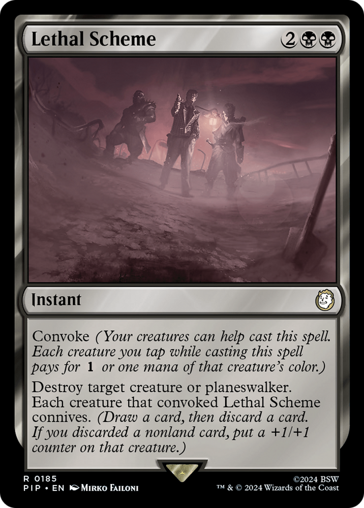 Lethal Scheme [Fallout] Magic: The Gathering
