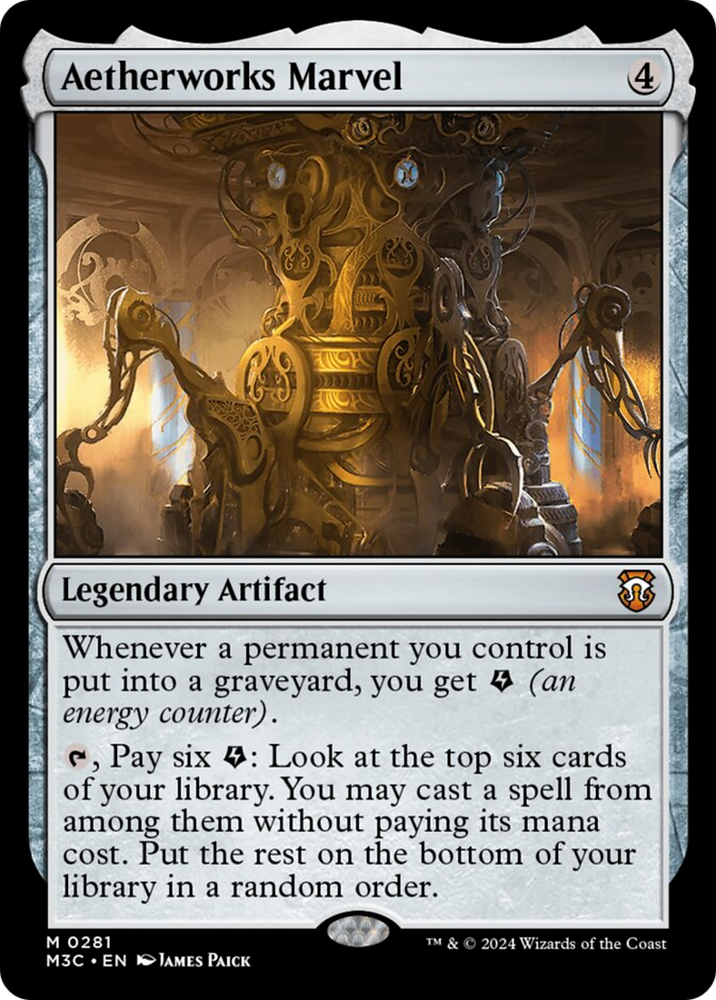 Aetherworks Marvel [Modern Horizons 3 Commander] Magic: The Gathering