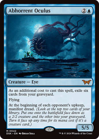 Abhorrent Oculus [Duskmourn: House of Horror] Magic: The Gathering