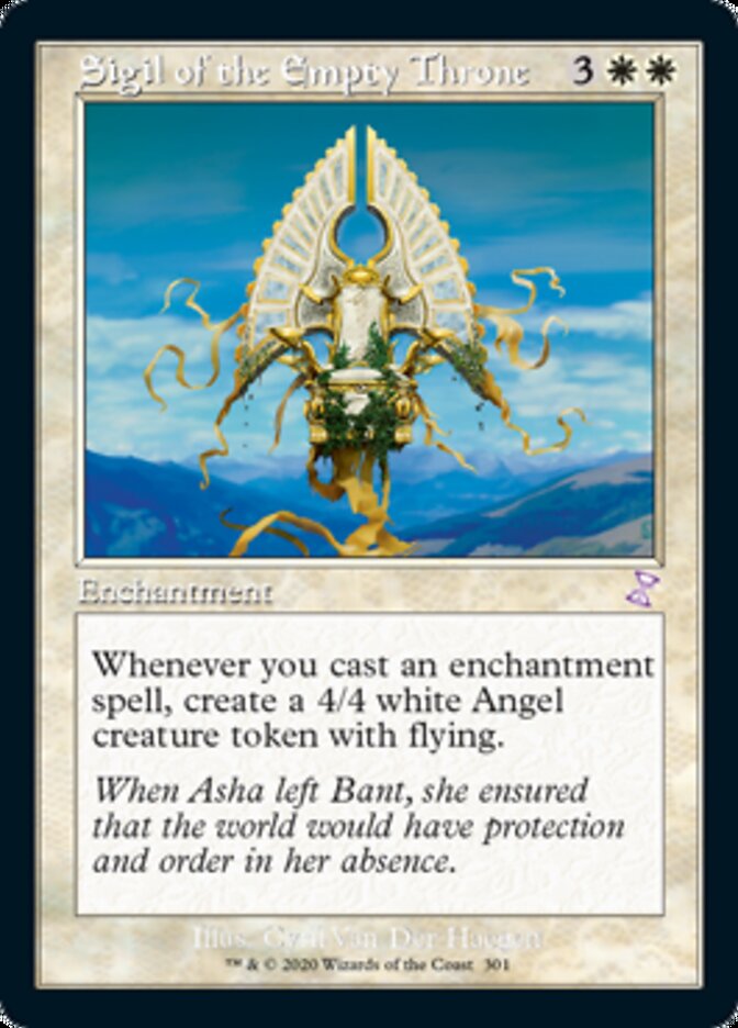 Sigil of the Empty Throne (Timeshifted) [Time Spiral Remastered] Magic: The Gathering