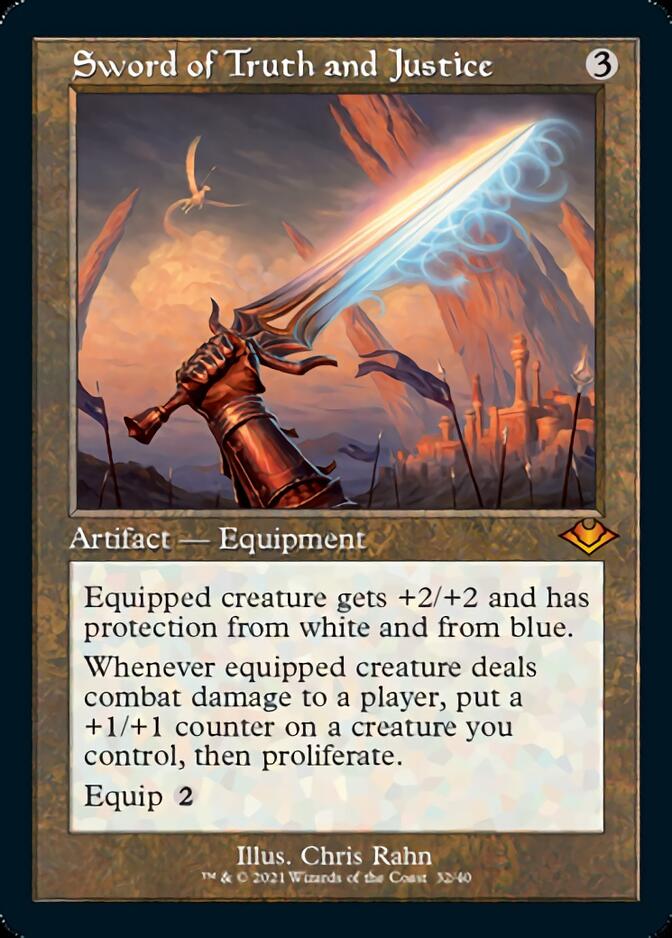 Sword of Truth and Justice (Retro) [Modern Horizons] Magic: The Gathering