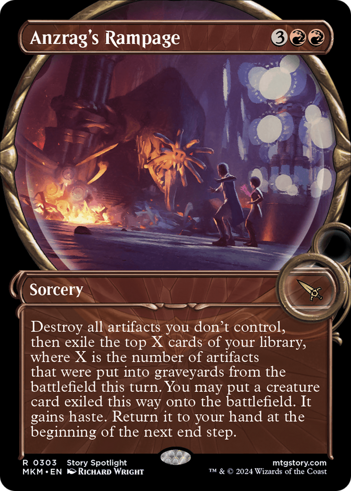 Anzrag's Rampage (Showcase) [Murders at Karlov Manor] Magic: The Gathering