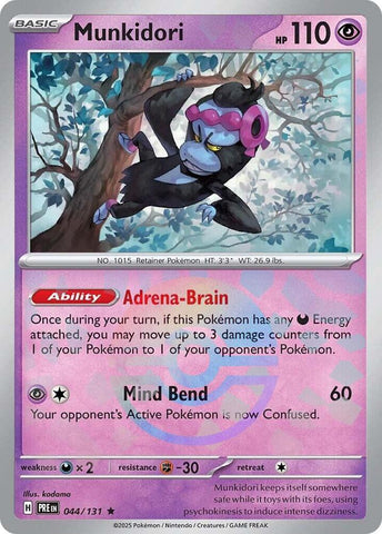 Munkidori (044/131) (Poke Ball Pattern) [Scarlet & Violet: Prismatic Evolutions] Pokémon