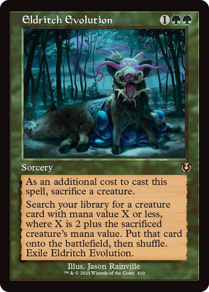 Eldritch Evolution (Retro Frame) [Innistrad Remastered] Magic: The Gathering