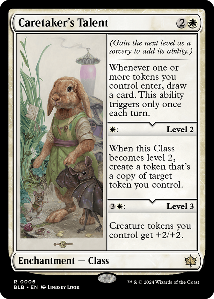 Caretaker's Talent [Bloomburrow] Magic: The Gathering