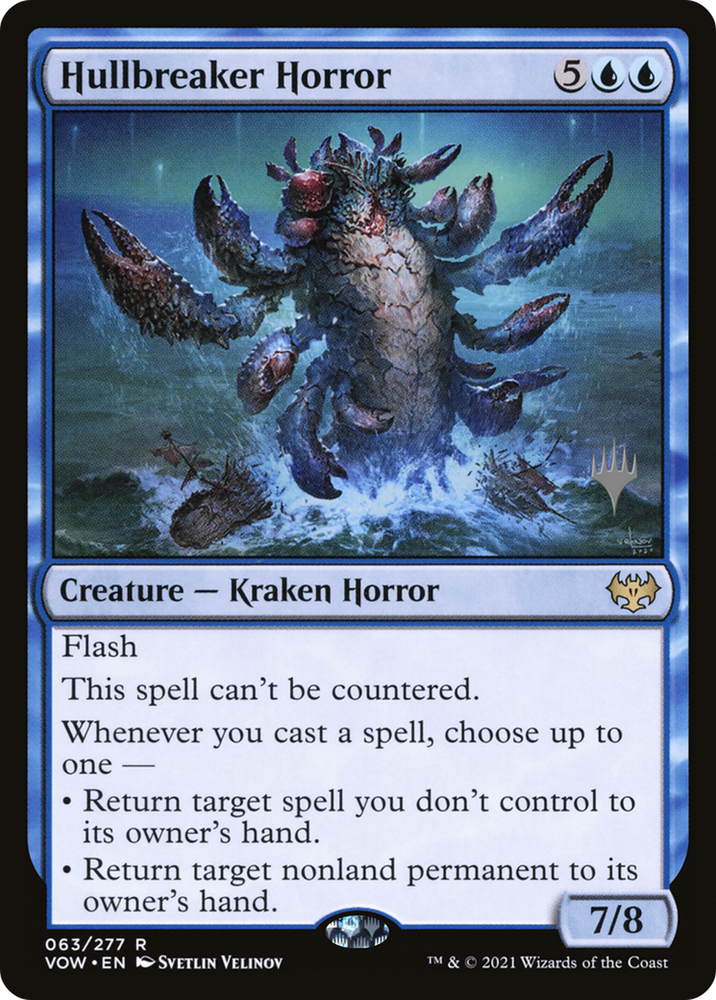 Hullbreaker Horror Art Card [Innistrad Remastered Art Series] Magic: The Gathering