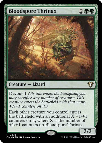 Bloodspore Thrinax [Commander Masters] Magic: The Gathering