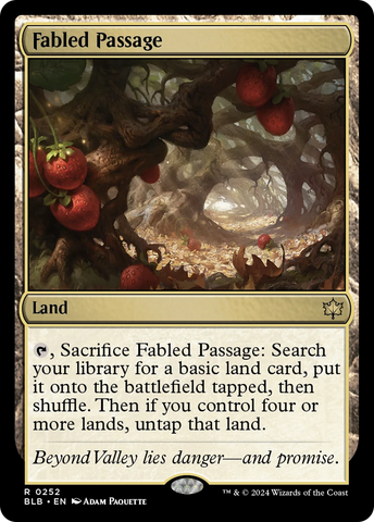 Fabled Passage [Bloomburrow] Magic: The Gathering