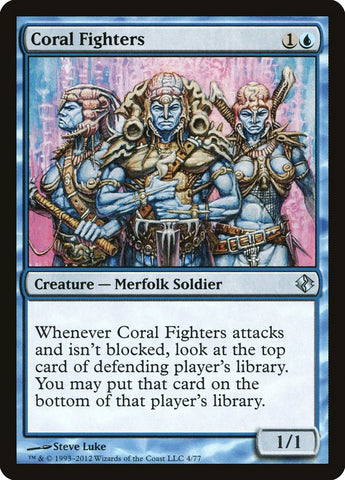 Coral Fighters [Duel Decks: Venser vs. Koth] Magic: The Gathering