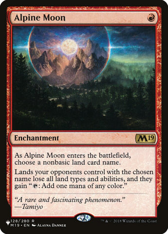 Alpine Moon [The List] Magic: The Gathering