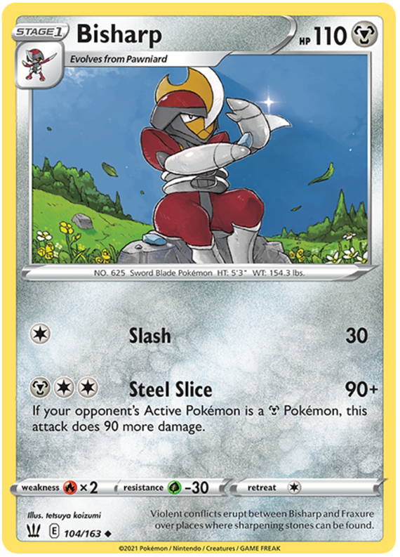Bisharp (104/163) [Sword & Shield: Battle Styles] Pokémon