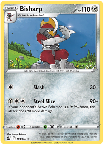 Bisharp (104/163) [Sword & Shield: Battle Styles] Pokémon