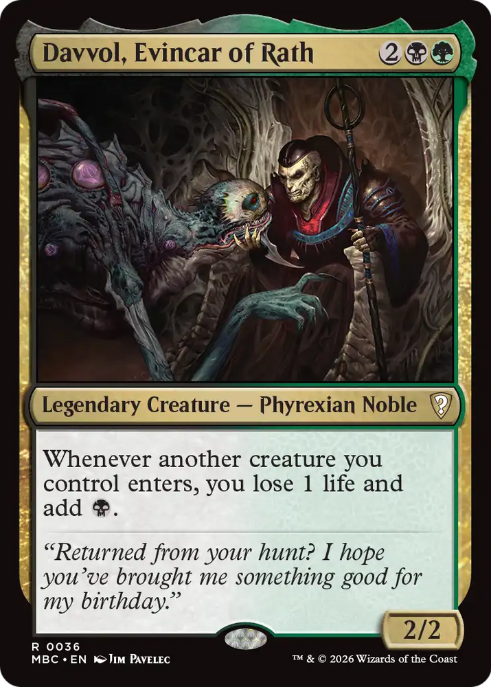 Davvol, Evincar of Rath [Mystery Booster: Commander Edition] Magic: The Gathering