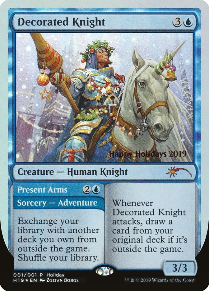 Decorated Knight // Present Arms [Happy Holidays] Magic: The Gathering