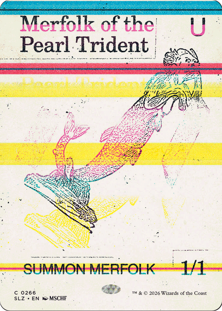 Merfolk of the Pearl Trident (0266) [Secret Lair x MSCHF: The Zeta Set] Magic: The Gathering