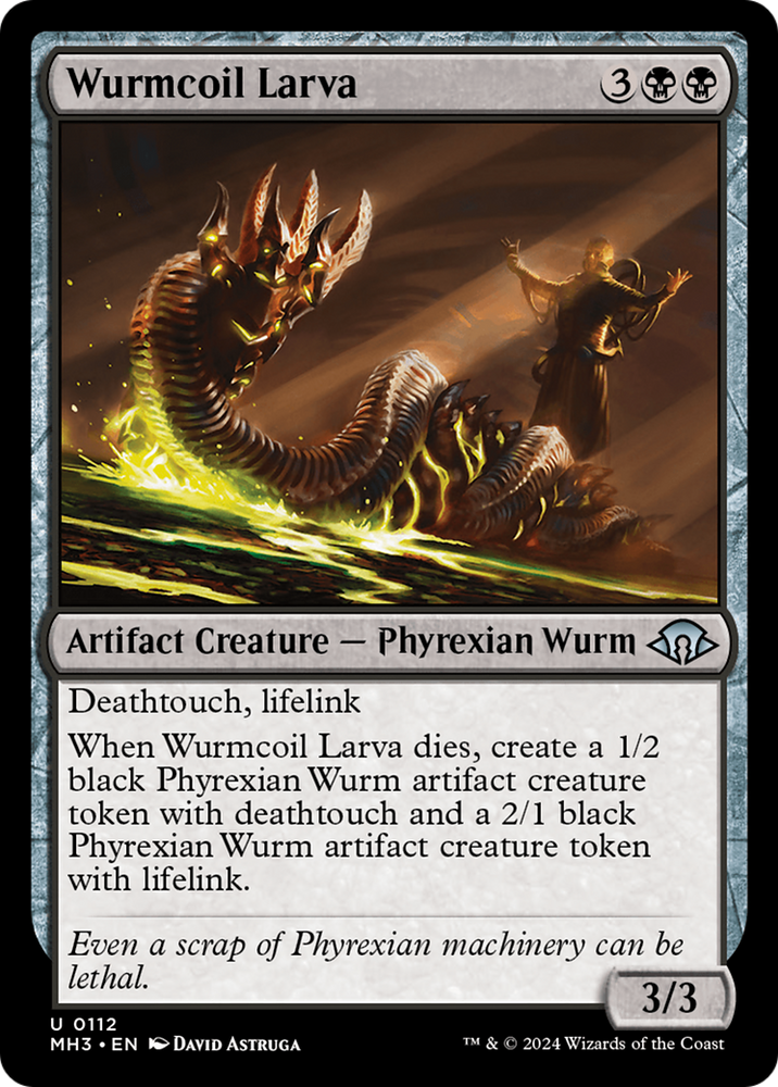 Wurmcoil Larva [Modern Horizons 3] Magic: The Gathering