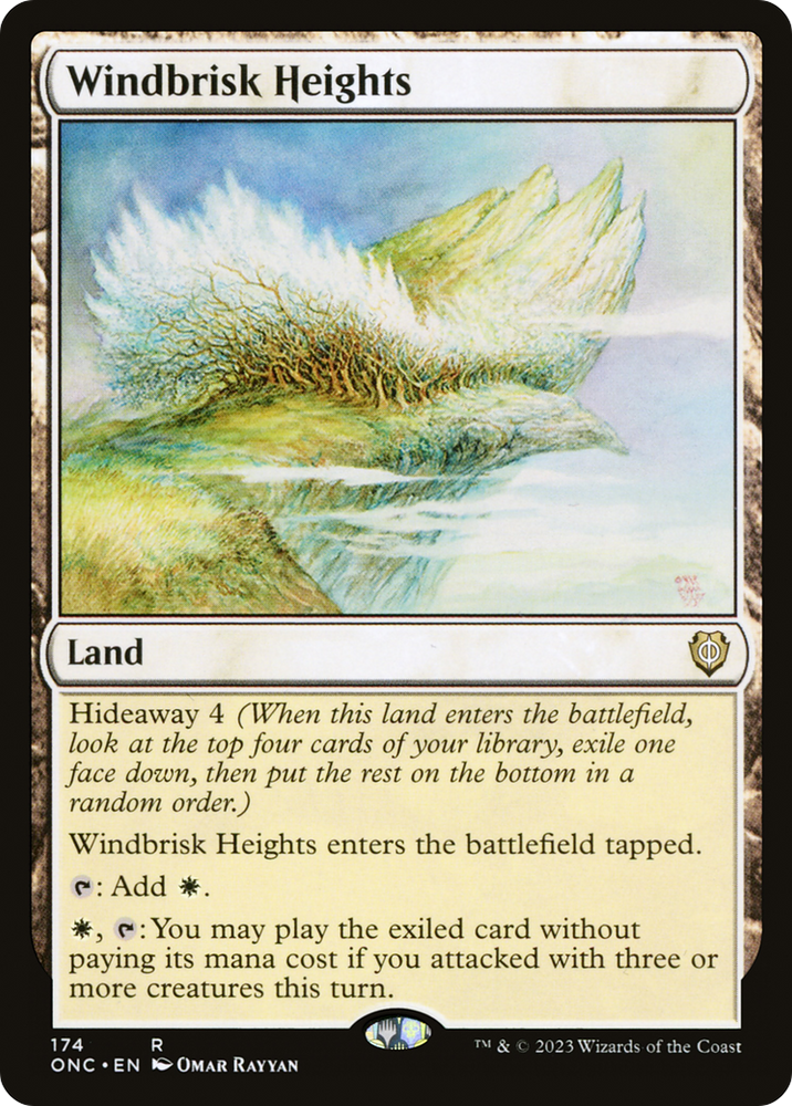 Windbrisk Heights [Phyrexia: All Will Be One Commander] Magic: The Gathering