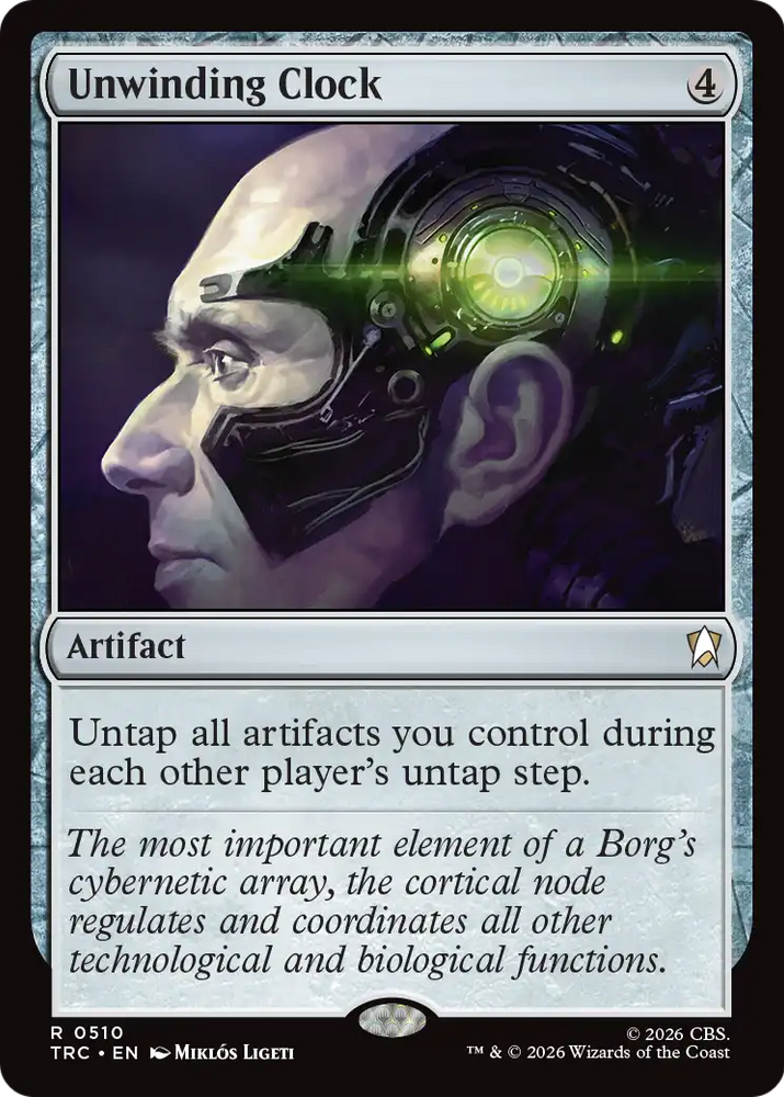 Unwinding Clock [Star Trek Commander] Magic: The Gathering