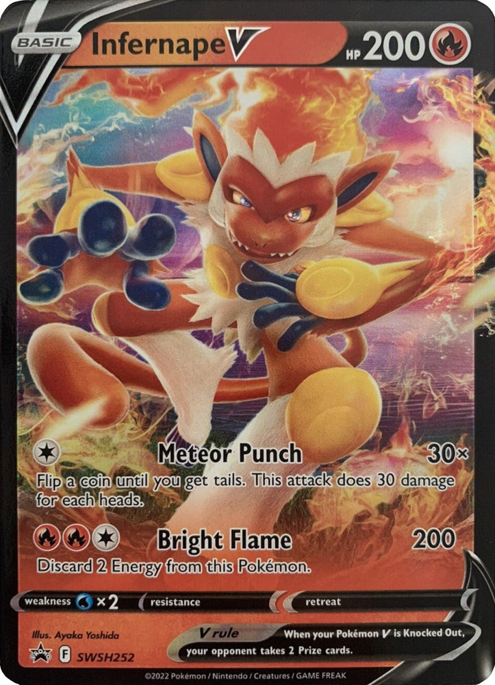 Infernape V (SWSH252) [Sword & Shield: Black Star Promos] Pokémon