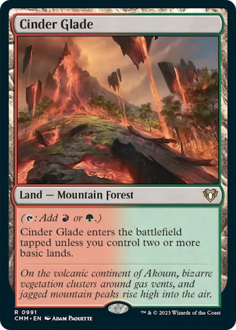 Cinder Glade [Commander Masters] Magic: The Gathering