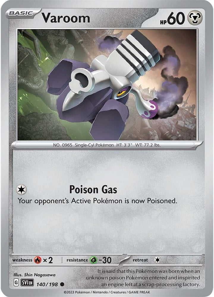 Varoom (140/198) [Scarlet & Violet: Base Set] Pokémon