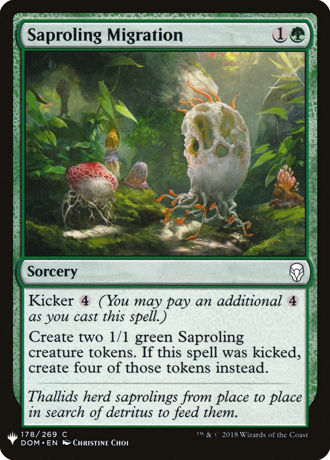 Saproling Migration [Mystery Booster] Magic: The Gathering