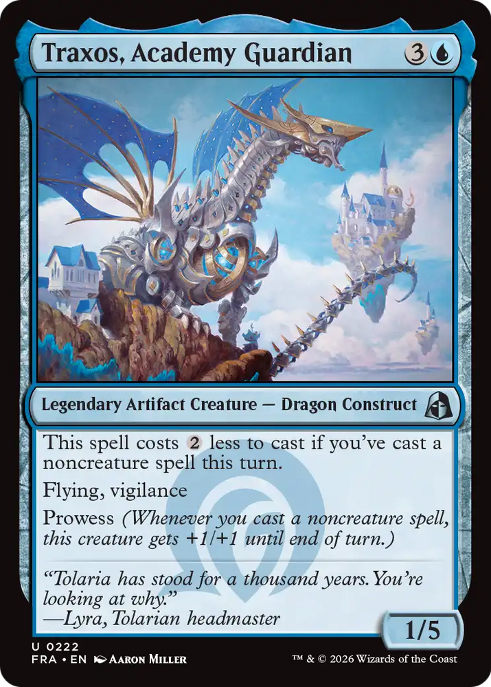 Traxos, Academy Guardian [Reality Fracture] Magic: The Gathering