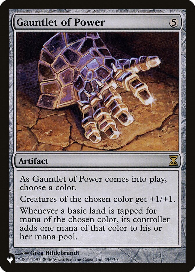 Gauntlet of Power [The List] Magic: The Gathering