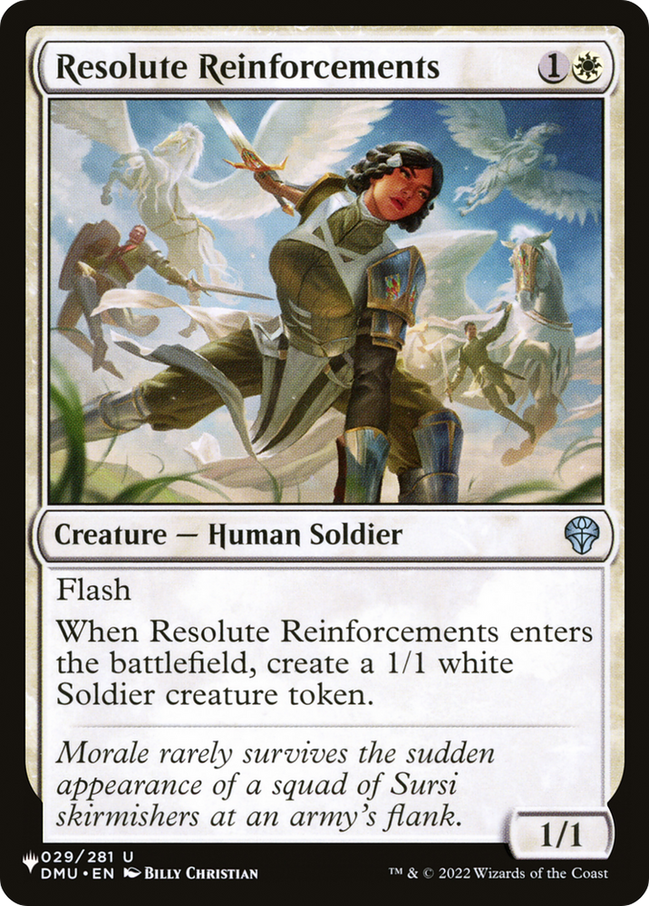 Resolute Reinforcements [The List] Magic: The Gathering